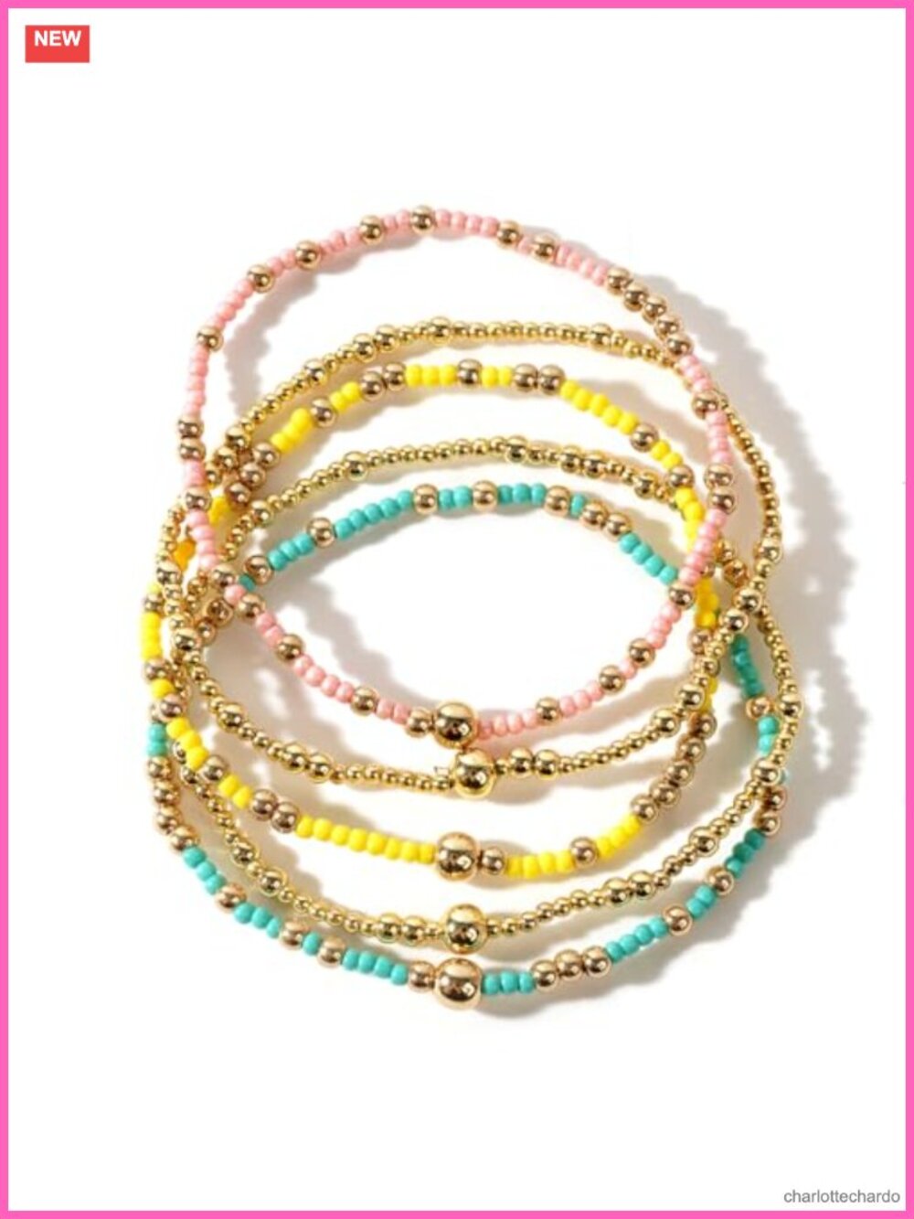 Handmade Seed Bead Stretch Bracelets Set Boho Stackable Gift